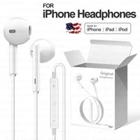 Original Headphones For Apple iPhone 6 6S 7 8 Plus 14 13 12 11 Pro Max X XS XR in-ear Earphones Wired Headset Phone Accessories 1