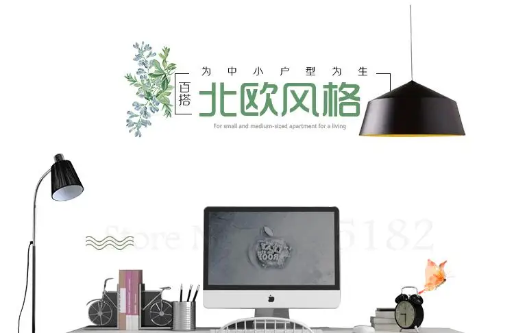 Description Picture 2 of itemNordic white solid wood table bedroom computer desktop table simple desk creative home desk writing desk