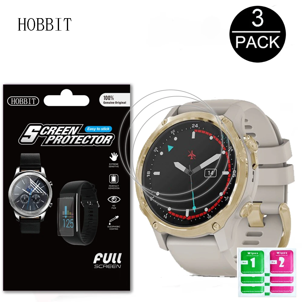 Pellicola Morbida In Idrogel Da 3 Pezzi Per Garmin Descent Mk2S Mk2 S Smartwatch Pellicola Protettiva In Tpu Impermeabile Non In Vetro