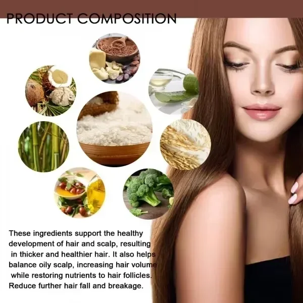 Effective Nurture Hair for Men Women Ginger Oil Care Anti Postpartum Hair Loss Scalp Treatment Serum Hereditary Products