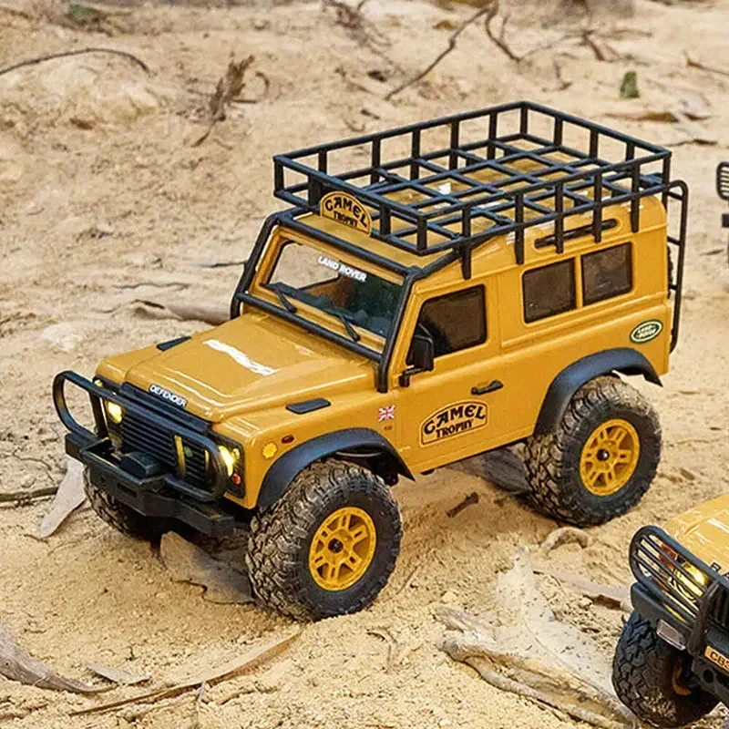 Fms Fcx24m 1:24 Camel Cup Simulation Defender 90/110 First Generation Range Rover Discovery Climbing Off Road Vehicle Gift 5