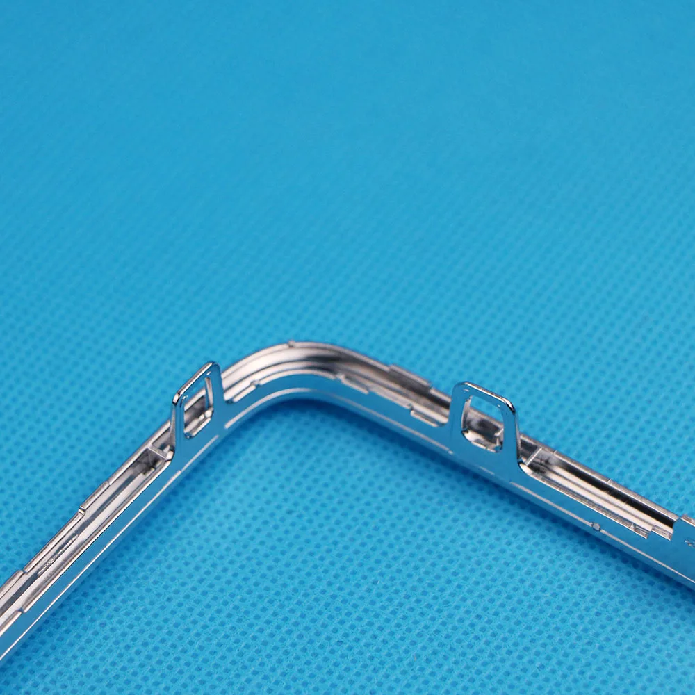 Silver Chrome MMI Shift Knob Retaining Frame Panel trim Box Decorative Frame For Audi A3 8V 2014-8V0864260A car shift knob frame