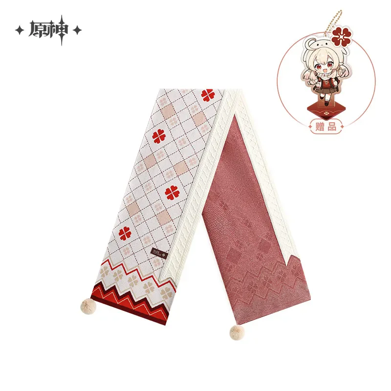 Klee Genshin Impact Official Merch miHoYo Original Theme Klee Scarf Anime Accessories Gift