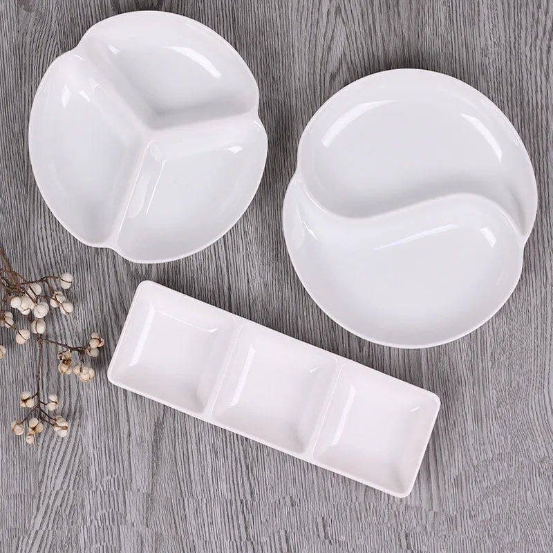 Multi-specification Imitation Porcelain Plastic Palette Gouache Watercolor Chinese Painting Pigment Cream Color Mixing Dish