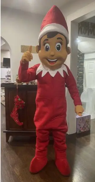 

Brown Elf Boy Mascot Costume Adult Character suit