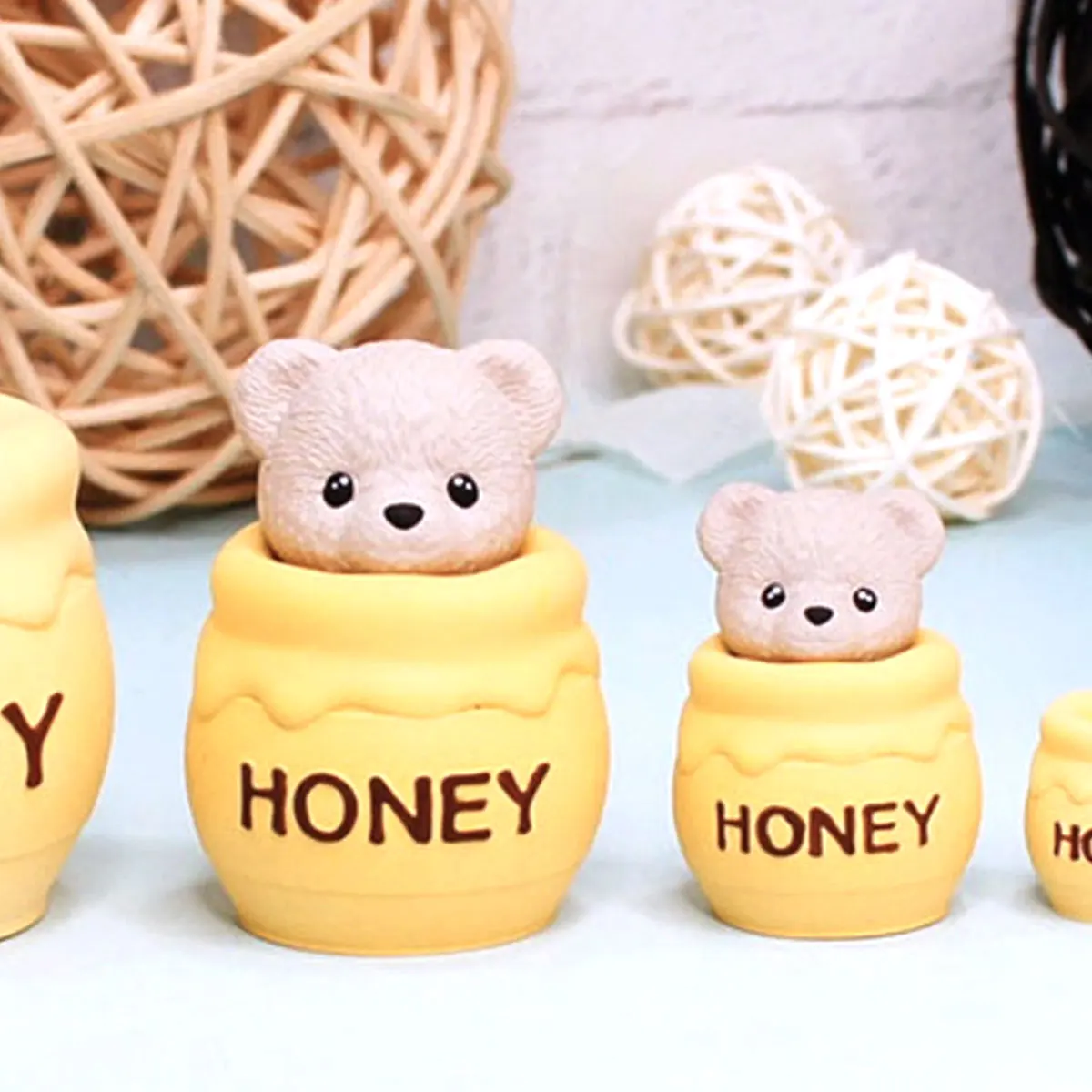Teddy Bear Honey Jar Mold 4