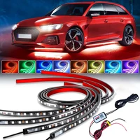 RGB Car Underglow Strip Lights with App Control Waterproof Strip Lights for Cart Boat Decoration LED Exterior Lights Strip DC12V 2