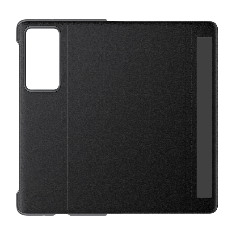 Premium Genuine Leather Smart Flip Cover with Mirror View and Stand Function