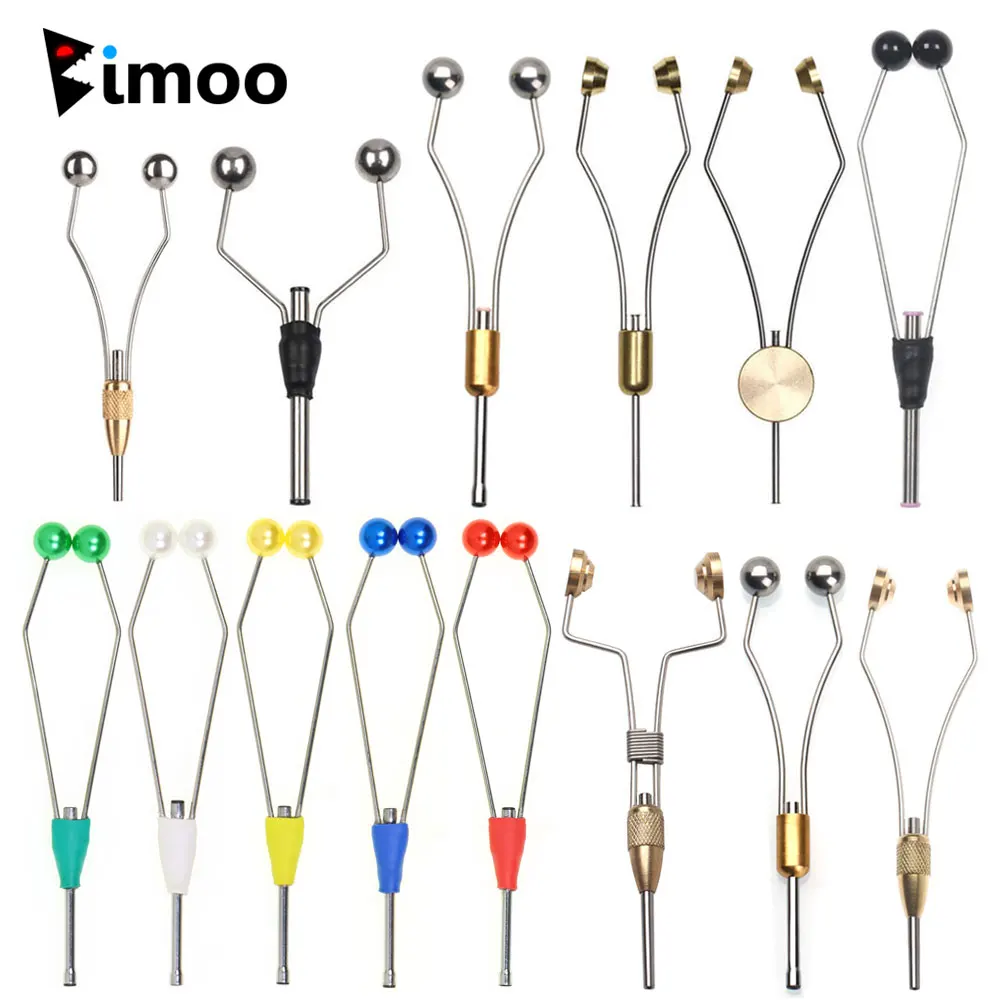 Fishing Tools Steel-Alloy and Bi-ceramic Tip Fly Tying Bobbin Holder Standard & Small Thread Bobbin Fishing Dry Wet Fly Lure Making Tool