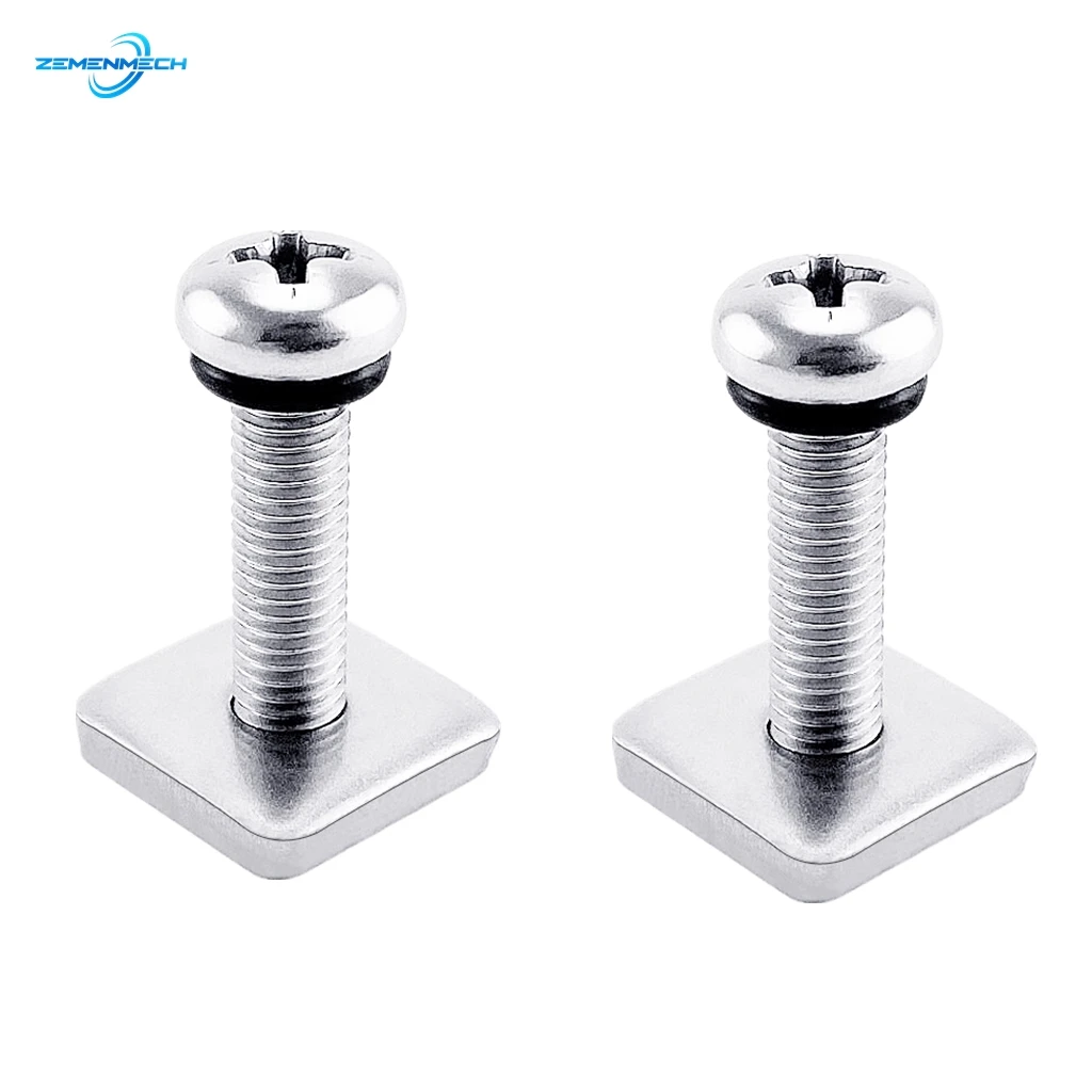 

2PC 316 Stainless Steel Manual Tail Rudder Accessories Fin Replacement Kit Screw Longboard Sliding Surfboard Boat Yacht Marine