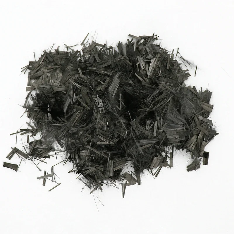 100G Carbon Fiber Forging Chopped 3-12MM Carbon Fiber Bundle Forging Marble Texture Automotive Interior Processing