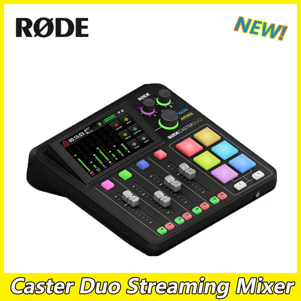 

RODE Caster Duo Professional Mixer External Sound Card for live Broadcast recording KTV Dance Stage Performance