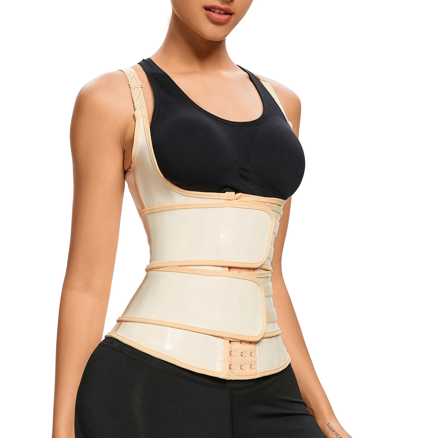 Corset Amincissant Femme - Soutien Posture, Taille Affinée - Coloris Uni - Pour Raffermir Ventre Et Hanches