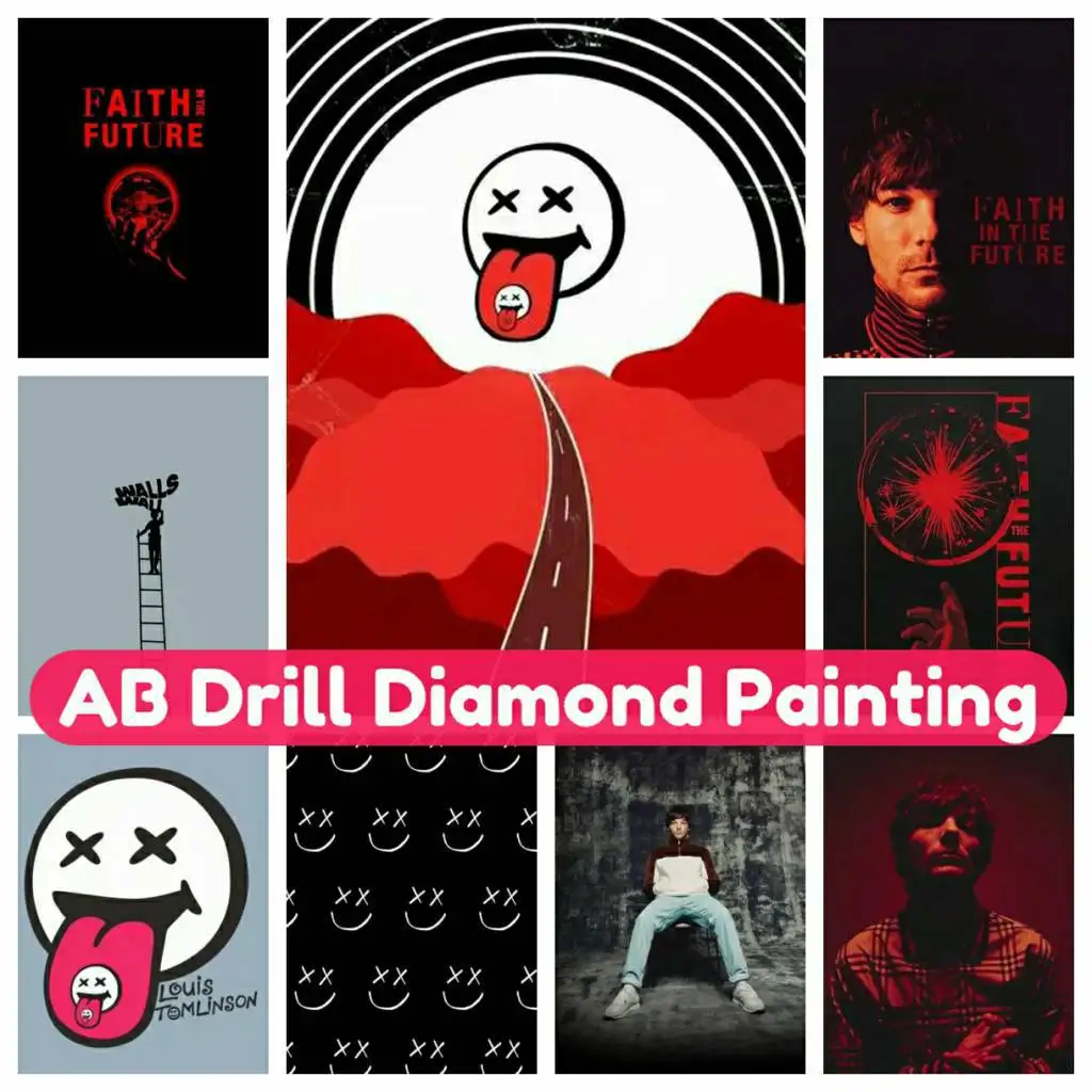 

L-Louis Faith in The Future Tomlinson Mosaic DIY AB Diamond Painting Kit Embroidery Cross Stitch Rhinestones New Collection 2024