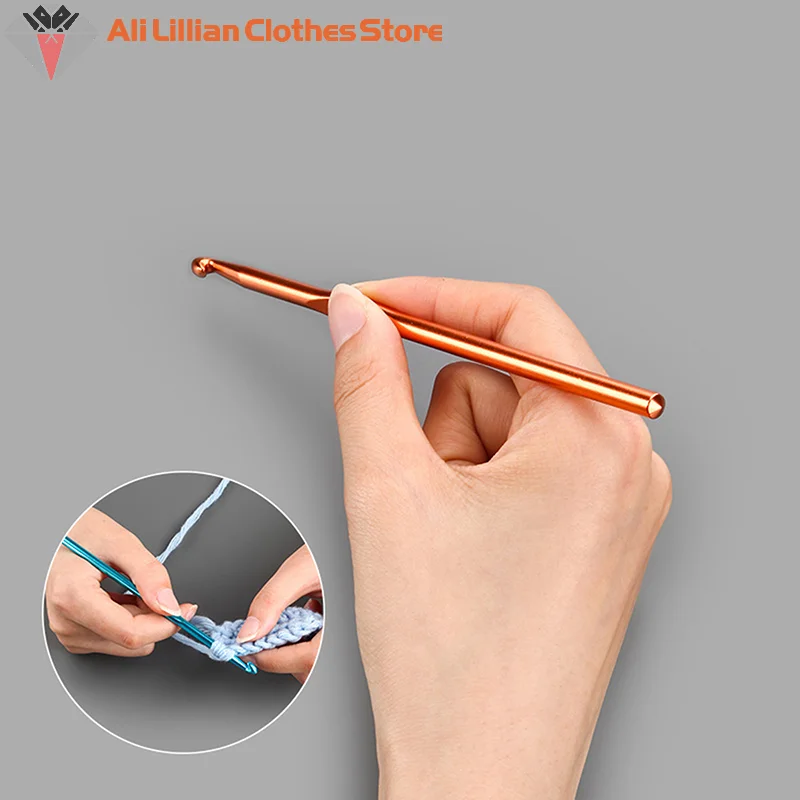 알루미나 뜨게 바늘 크로셰 후크, 2-10mm 직조 크로셰 바늘 세트, 스웨터 원사 니트 후크, 바느질 도구, 14 개