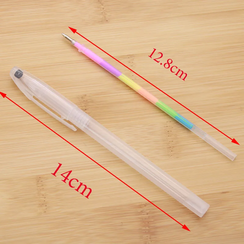 10 stücke Gel Stift Shell Kugelschreiber Transparente Abdeckung Klar Stift Stationäre Büro Schule Liefert Schreiben Werkzeuge Bildung Liefert – Detail 10