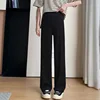 Maternity Clothings Maternity Wide Leg Pregnancy Pants Wear Trousers with Vertical Stripes Clothes for Pregnant Women 3