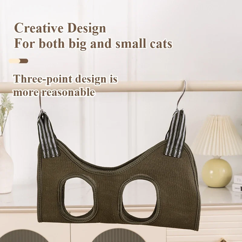 Cat Hammock Nail Clipping British Short Anti-scratch Anti-bite Fixed Bag Artifacts Pet Injection Feeding Care Grooming Hammock