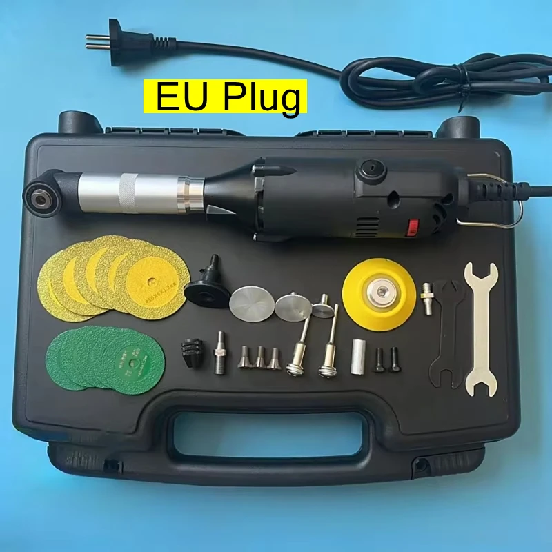 350W 90 Degree Bend Right Angle Jewelry Wood Electric Engraving Motor Grinder Mold Polishing Hanging Ceramic Tile Cleaning Tools