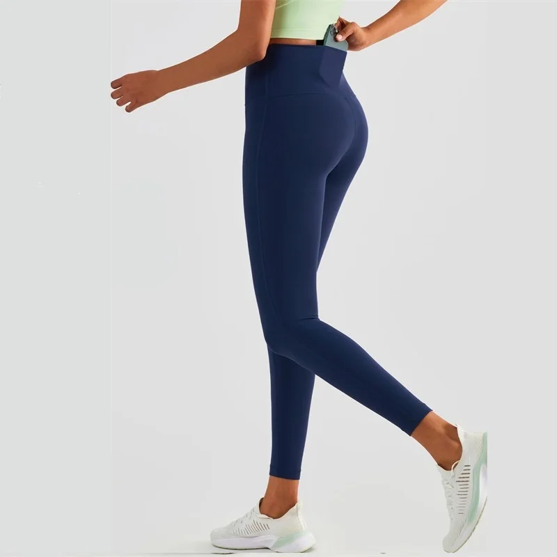 

Gym Sports Leggings Women High Waist Yoga Pants Fitness Tights Push Up Scrunch Soft Seamless Leggings Back Waist Pocke Clothing