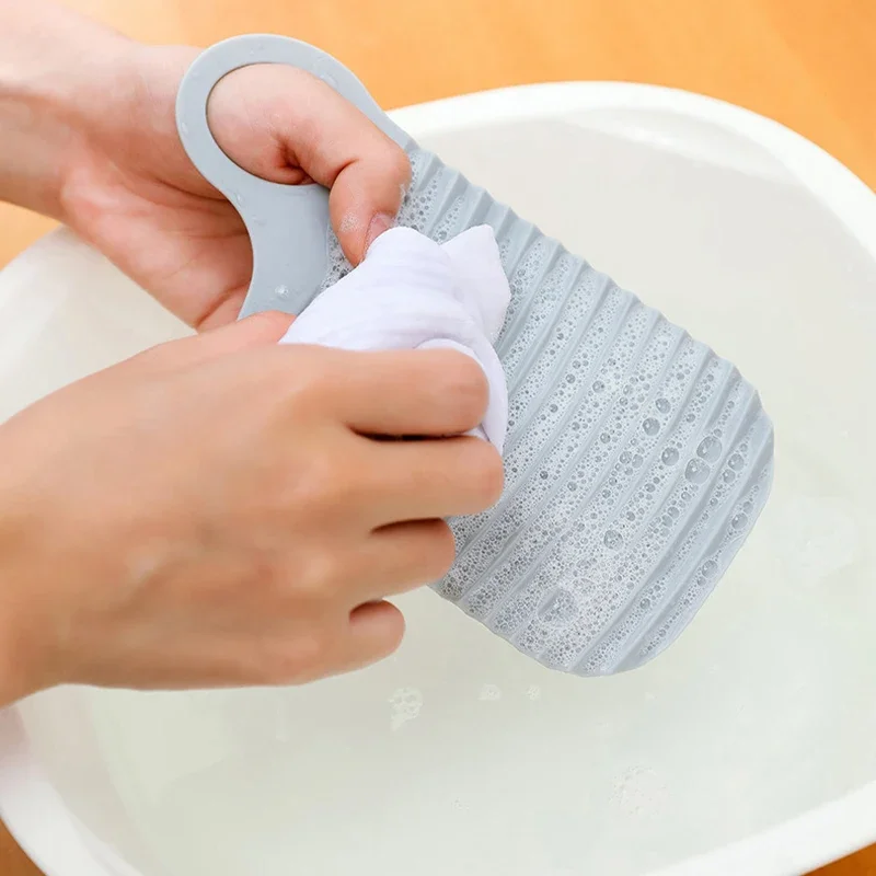 Travel Portable Thicken Mini Washboard Non Slip Laundry Accessories Board Washing Children's Clothes Socks Cleaning Products laundry board