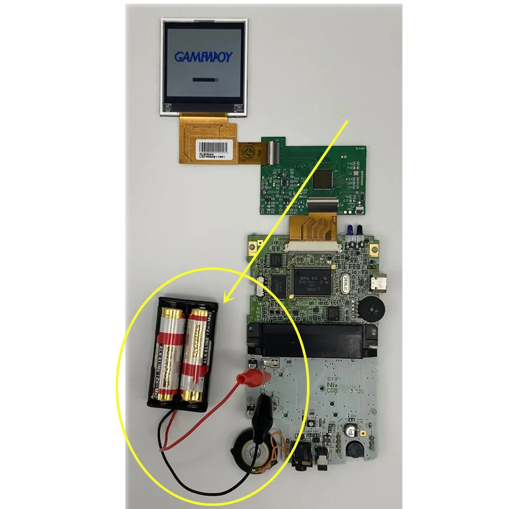 Aa Aaa Size Power Battery Storage Case Box Holder Leads Clip Con 2 Slot Per Gameboy Gb Gbp Gbc Ngpc Test L'Uso Della Scheda Madre