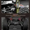 Professional 56CM Large Off Road High Speed Remote Control Truck 1:10 Electronic Differential Lock 17 Lighting 4WD RC Truck Car 6
