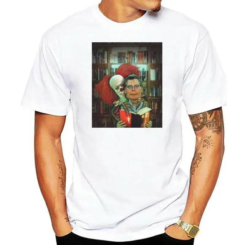 Stephen King It Pennywise The Dancing Clown Bob Grey Uomo Donna Maglietta Unisex 683 Maglietta Stile Estivo