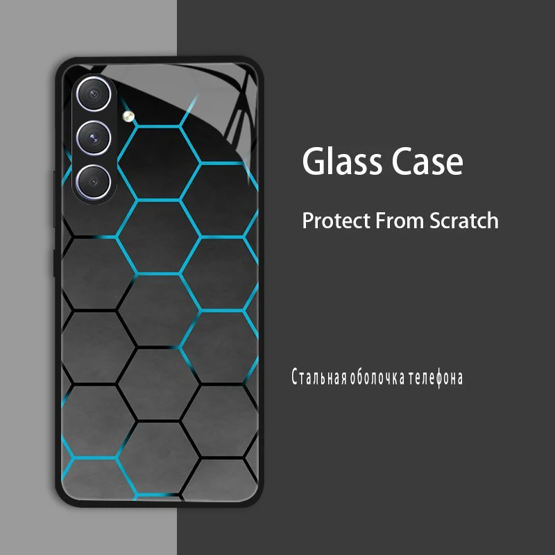 Tempered Glass Shockproof Bumper Case Cover