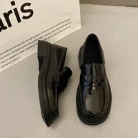 Brown Loafers Women Japanese School Students JK Uniform Shoes Round Toe Women Girls Retro Round Toe Lolita Cosplay Shoes Mujer - Image 6