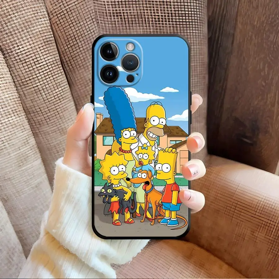 Cool Simpson Soft Back Phone Cover Case