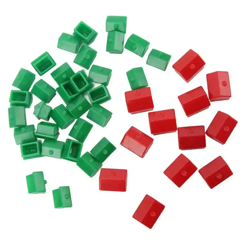 Hotel Game Replacement Pieces Game Plastic Hotels Houses Piece Supplement Accessories game replacement pieces