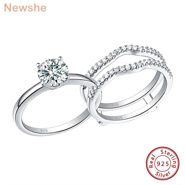 925 Silver Wedding Trip-Set Ring - Cash Converters