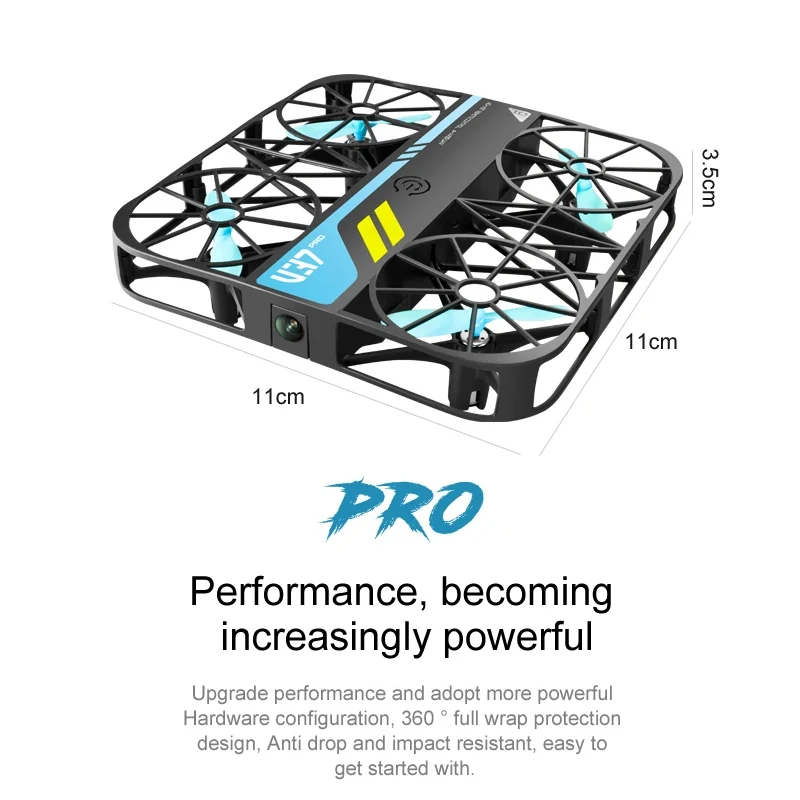 Drone Quadcopter Xiaomi V37 Pro Mini Drone Camera 4K HD WiFi FPV Drone Pocket Remote Control Helicopter Quadcopter Christmas Gift Kids
