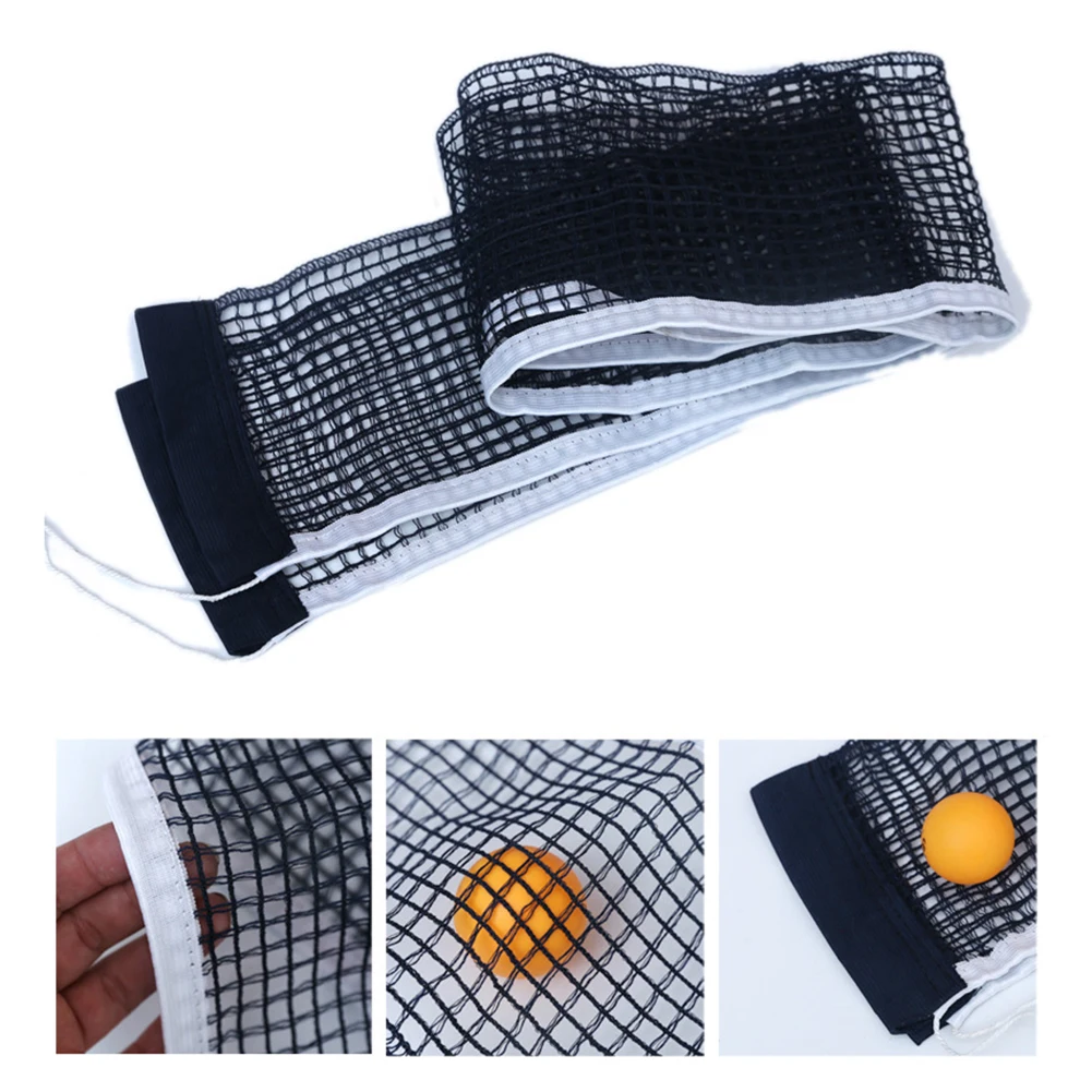 

Indoor/Outdoor Table Tennis Table Tennis Replacement Net Without Ball 180cmx15cm Portable Pingpong Ball Nets Sports Accessories