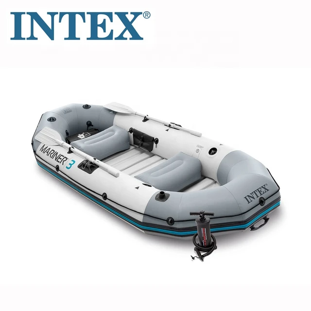 Original Intex 68373 MARINER 3 BOAT SET Kayak Gonflable Inflatable