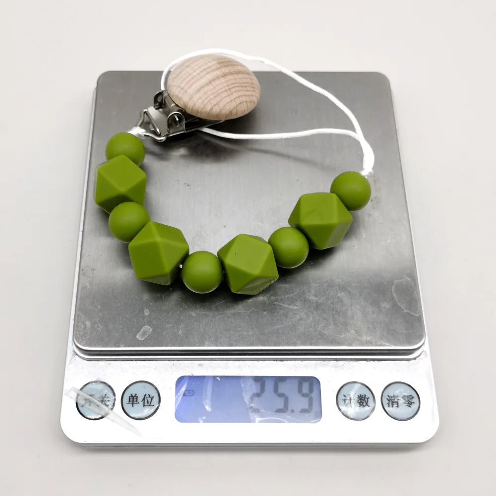 Baby Pacifier Clip for Teething - Chewable Soother Holder