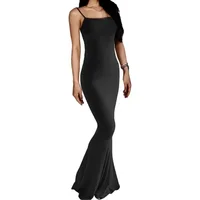 Women's Casual Lounge Slip Long Dress Sexy Sleeveless Backless Bodycon Maxi Dresses Summer Slim Elegant Sexy Outfits Ladies Birt - Image 2