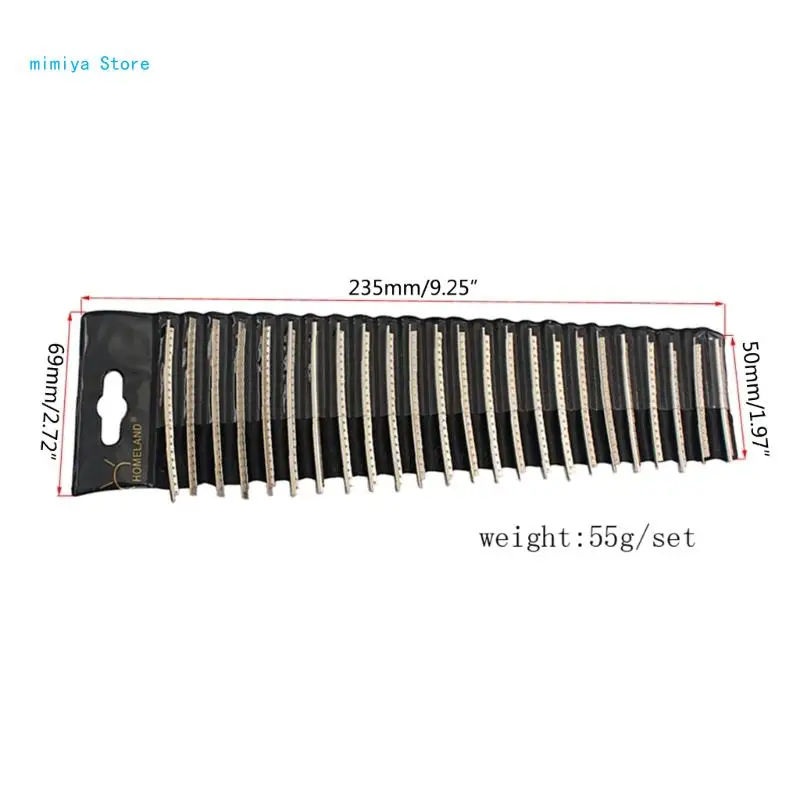 Pipi 24Pcs 스테인레스 스틸 2.7mm 너비 24 프렛 기타 프렛 와이어 일렉트릭 기타베이스 기타 지판 용 Fretwire 세트