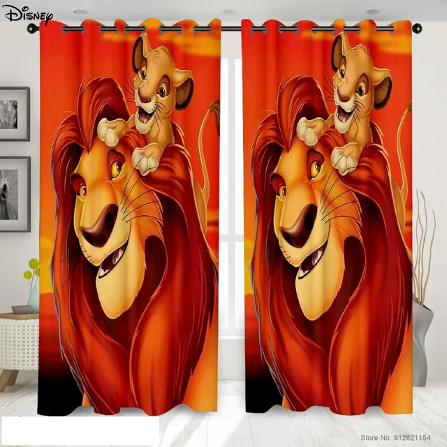 Disney-Couverture en peluche personnalisée de dessin animé pour enfants,  housse de canapé-lit, literie, bleu, Simba, roi, bébé, garçons, enfants