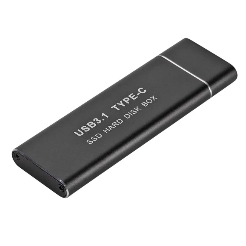 USB 3.1 Type-C to M.2 NGFF SSD External Enclosure Case 6Gbps For m2 SATA SSD 2260/2280 hard drive enclosure