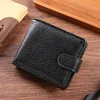 PU Leather Mens Wallet Premium Product Wallets for Man Short Black Walet Portefeuille Homme Short Purses 2
