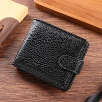 PU Leather Mens Wallet Premium Product Wallets for Man Short Black Walet Portefeuille Homme Short Purses 2