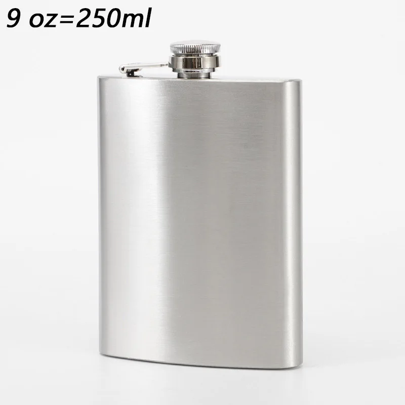 Premium 10 oz Stainless Steel Portable Hip Flask - High Quality Alcohol Drinkware