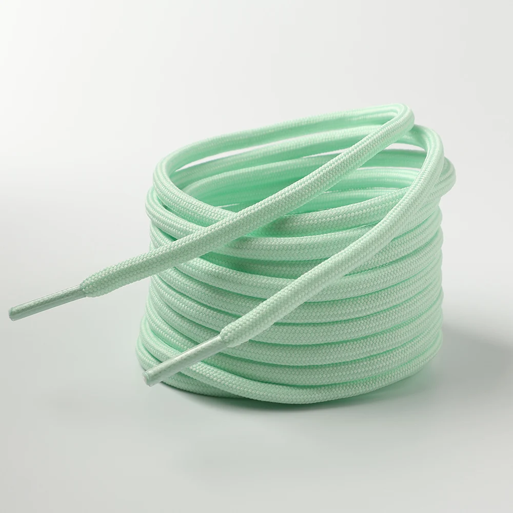 100/120/140cm Green Round Shoelaces for shoe laces