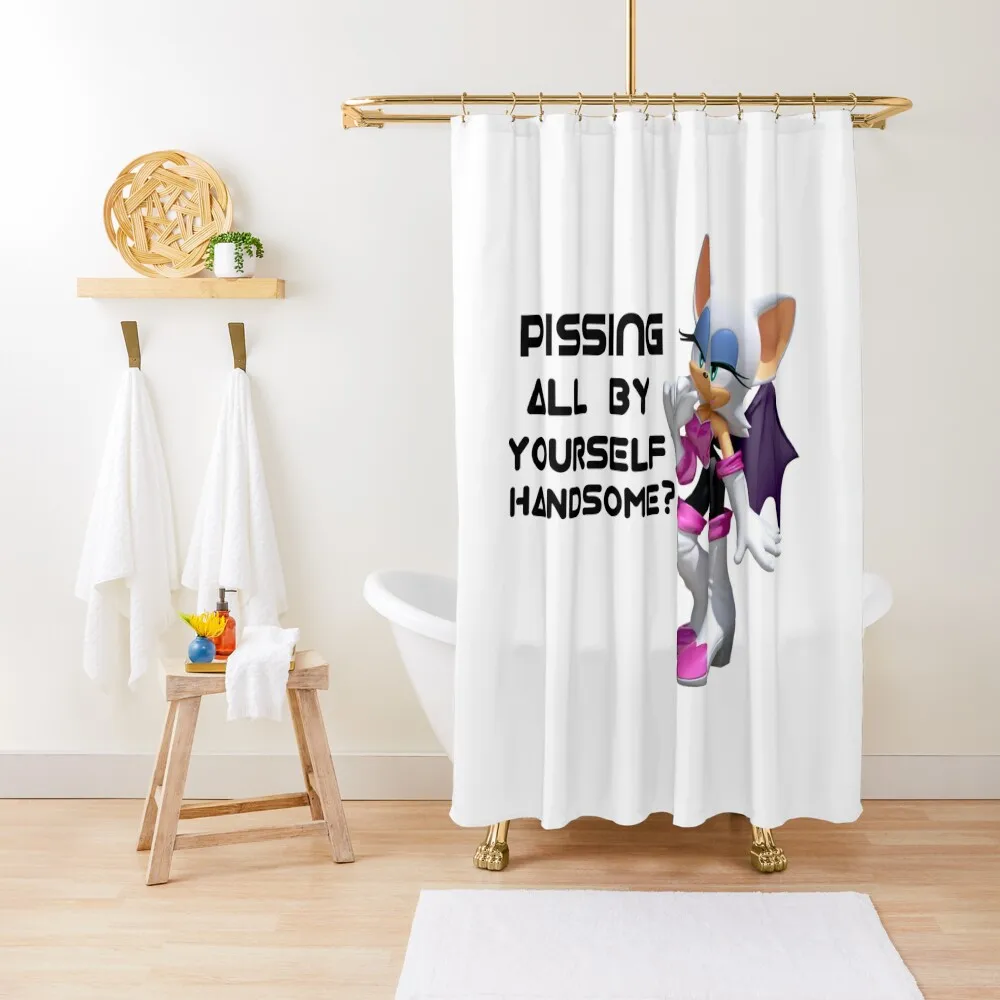 Pissing All By Yourself Handsome Sweatshirt? Shower Curtain Shower Bathroom Luxury Bathroom Shower Curtain