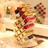 Acrylic Lipstick Holder Organizer 12/16/28 Slots Clear Lip Gloss Fish Shape Tower Case Display Stand Storage Box Makeup Cosmetic 4