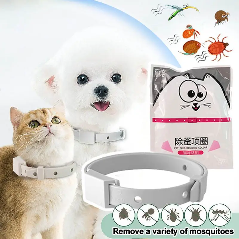 2PcsAntiFleaControlForDogAntiFleaAndTickCollarPliersForCat