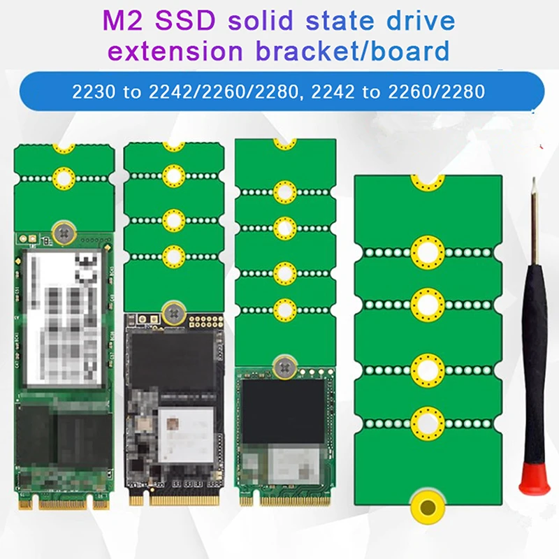 NGFF M.2 SSD 어댑터 카드 2242-2280 2230-2280 전송 카드 어댑터