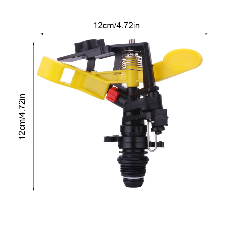 1Piece 1/2" 3/4" Male Thread 360 Degree Rotatable Plastic Sprinklers Rocker Nozzles For Garden Farm Drip Irrigation Sprinklers Garden Sprinkler Drip Irrigation Sprinklers